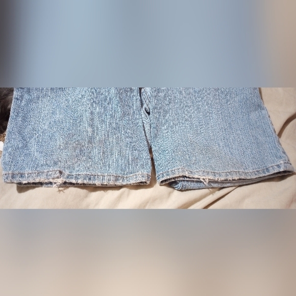 Apt 9 Women's Blue Flare Wide Leg Jeans with Light Wash, Size 10 - Picture 5 of 5